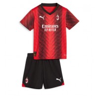 Camiseta AC Milan Primera Equipación para niños 2023-24 manga corta (+ pantalones cortos)